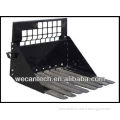 Skid steer loader tooth bucket ; tooth bucket